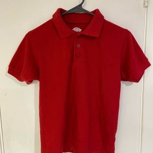 Dickies Boy’s Red Uniform Polo, size 14/16 ( Large) Big Boys